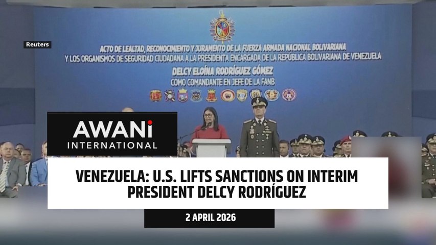 U.S. lifts sanctions on interim president Delcy Rodríguez