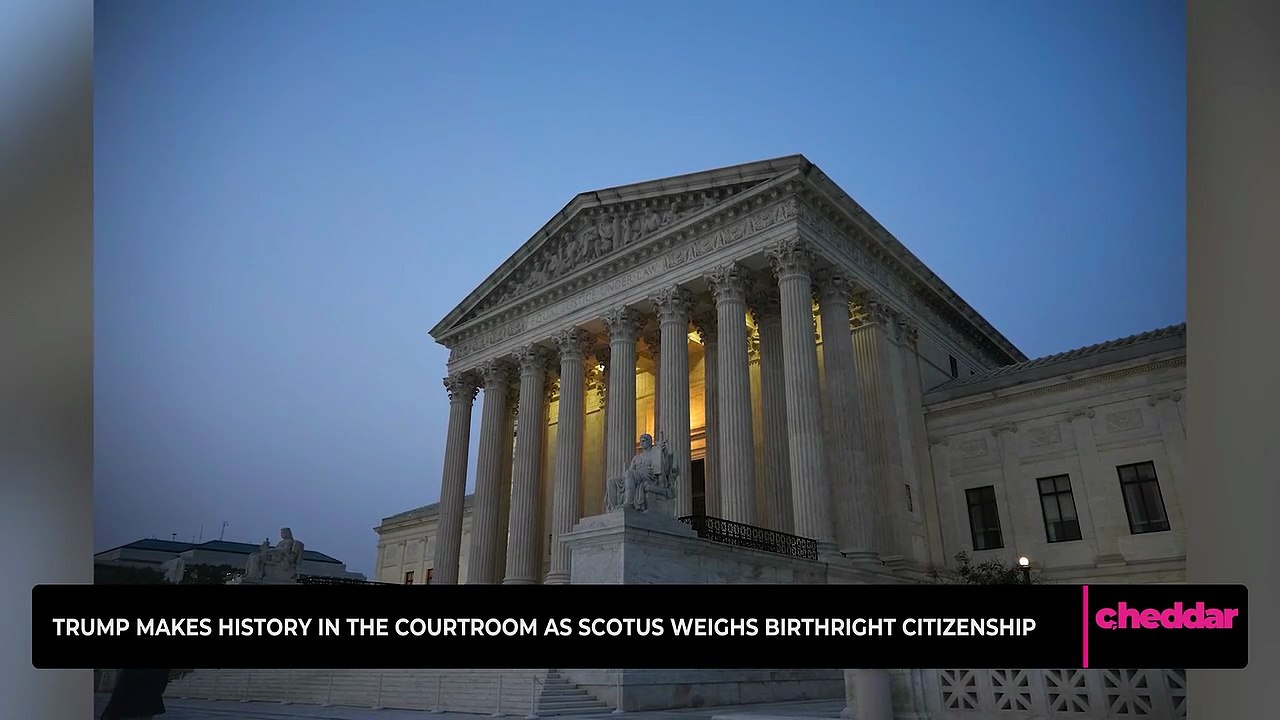 Trump Makes History in the Courtroom as Scotus Weighs Birthright Citizenship