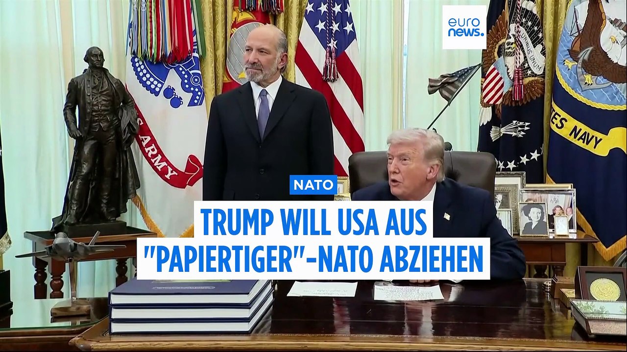 Trump erwägt Austritt der USA aus dem 'Papiertiger' NATO