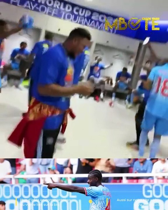 Les léopards de la RD Congo au vestiaire après le match RDC - Jamaïque