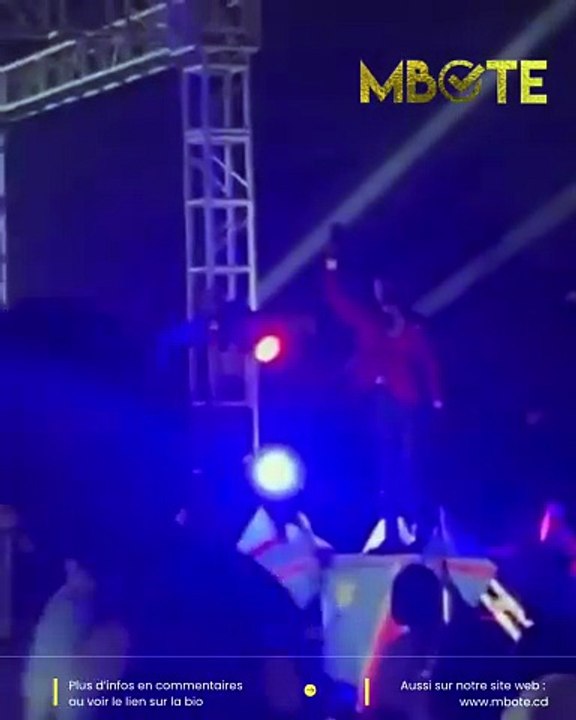 Finale Barrage coupe du monde 2026 : lumumba Vea fait l’animation sous la pluie à Kinshasa