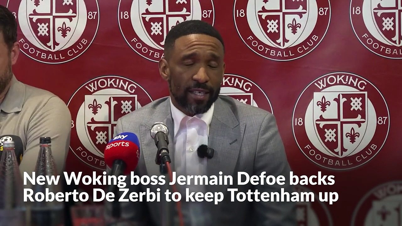 Jermain Defoe backs Roberto De Zerbi to keep Tottenham up
