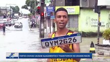 Fortes chuvas causam alagamentos e transtornos no Grande Recife