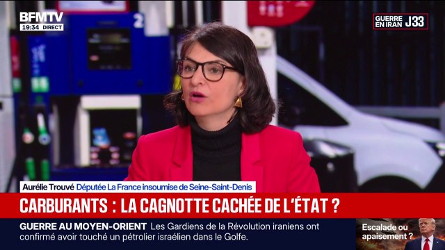 Carburants: Il est urgent de bloquer les prix , affirme Aurélie Trouvé, députée La France insoumise de Seine-Saint-Denis