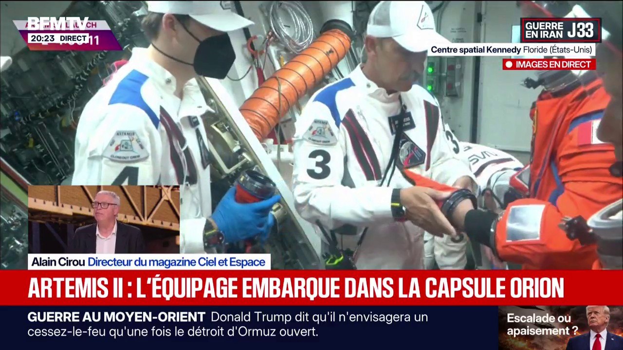 Mission Artemis 2: "C'est un vol d'essai. Ça veut dire qu'a aucun moment on ne va prendre de risque", explique Alain Cirou, directeur du magazine Ciel et Espace