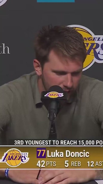 El análisis de Doncic en perfecto español del vestuario de los Lakers