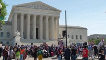 Protesters rallied outside the U.S. Supreme Court on Wednesday (April 01)  as justices heard arguments on President Donald Trump's contested directive to restrict birthright citizenship, with attendees inside the courtroom describing the session as deepl