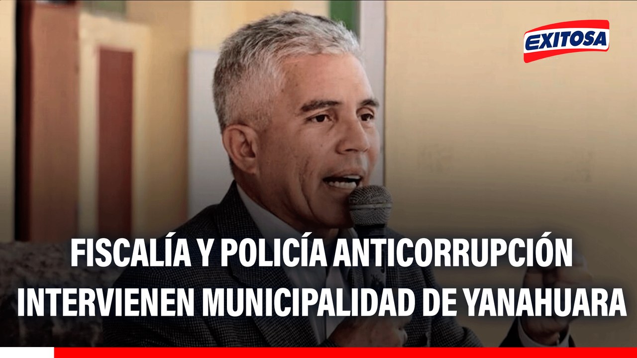 Fiscalía y policía anticorrupción intervienen municipalidad de Yanahuara