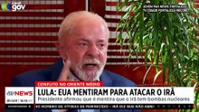 Lula diz que EUA “mentiram” para justificar guerra contra o Irã