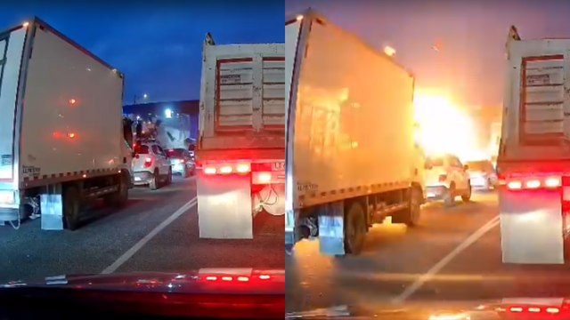 Momento exacto del accidente en peaje Bogotá-Ubaté quedó registrado en video