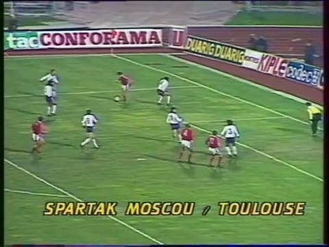 SPARTAK MOSCOU - TOULOUSE - 1986 - SAISON 1986/1987 -