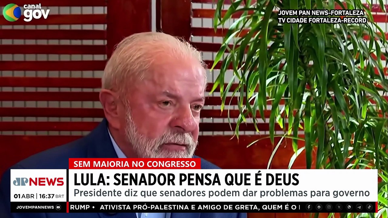 Senador com mandato de 8 anos pensa que é De