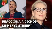El guiño de Meryl Streep a México y la respuesta de Sheinbaum