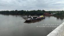 Segunda balsa começa a operar na travessia do Rio Piquiri após sucessivos adiamentos