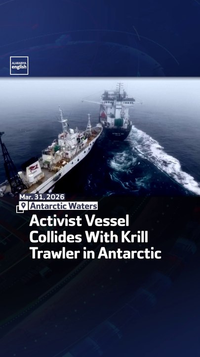 Activist Vessel Collides With Krill Trawler In Antarctic