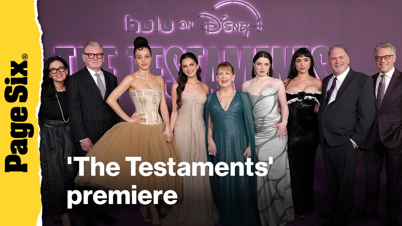 Chase Infiniti, Lucy Halliday, Rowan Blanchard, and more attend 'The Testaments' premiere