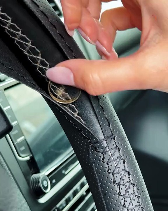 Steering wheel repair with wedding ring😅