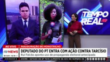 Deputado do PT entra com ação contra Tarcísio de Freitas