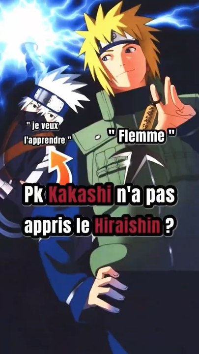PK Kakashi n’a pas appris le hiraishin  narutoshippuden naruto kakashi minato hiraishin - #naruto #boruto #narutoshippuden #itachi #sasukeuchiha