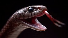 Snake Strikes in Slow Motion