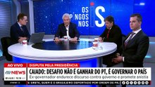 Caiado critica governo Lula e diz que Brasil poderia estar mais avançado