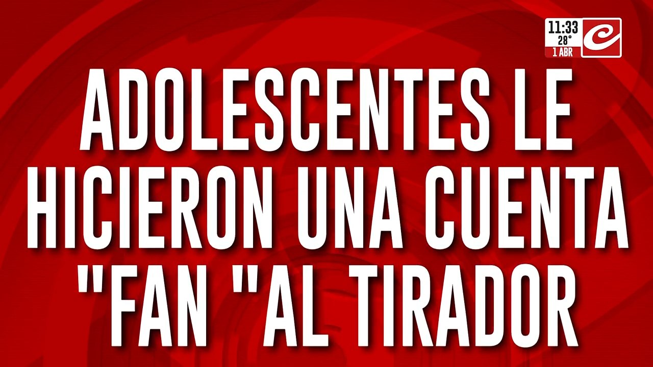 Masacre en la escuela: jóvenes crearon una cuenta en apoyo al tirador
