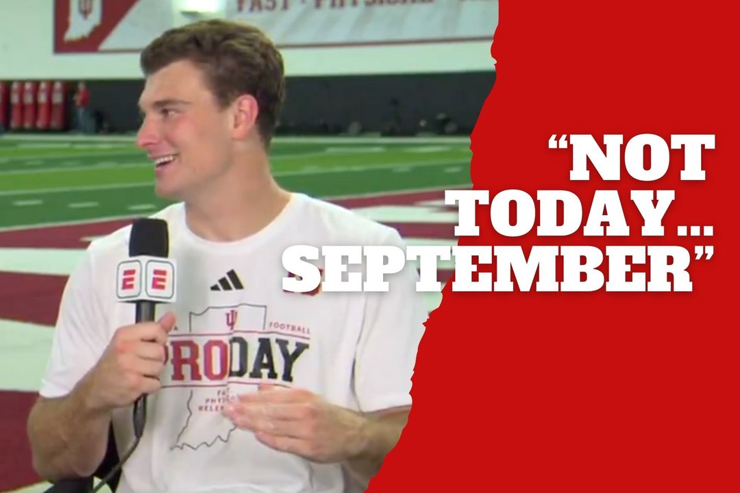 Fernando Mendoza explains his Pro Day mindset and why September matters more