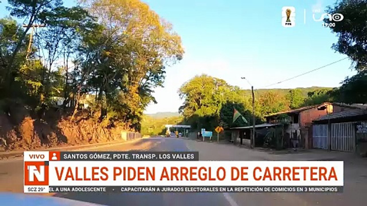 TRANSPORTE PIDE ARREGLAR CARRETERAS
