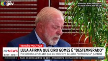 Lula chama Ciro de “destemperado” e critica troca constante de partidos