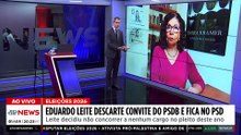 Eduardo Leite recebe convite para voltar ao PSDB, mas sinaliza permanência no PSD