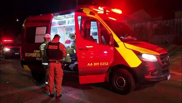 Motociclista sofre fratura exposta após colisão envolvendo três veículos no Santa Felicidade