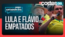 Flávio Bolsonaro e Lula empatam em São Paulo, mas senador leva a vantagem em 2º turno