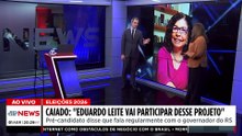 Caiado: "Me vejo tranquilamente no segundo turno”; Dora e Denise avaliam