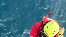 Three rescued from upturned vessel near Noosa Heads