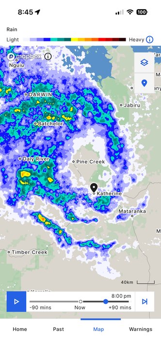 Tracking the record-breaking TC Narelle.