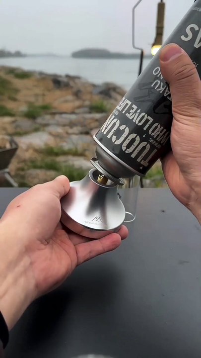 Outdoor Gas Lantern Candlelight Kit