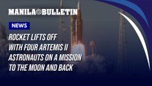 Rocket lifts off with four Artemis II astronauts on a mission to the moon and back