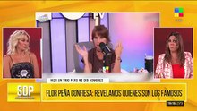 Florencia Peña reveló el trío que tuvo en su juventud con dos famosos
