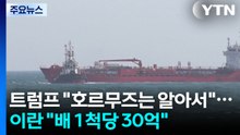 트럼프 "호르무즈는 니들이 알아서"...이란 "배 한 척에 30억" / YTN