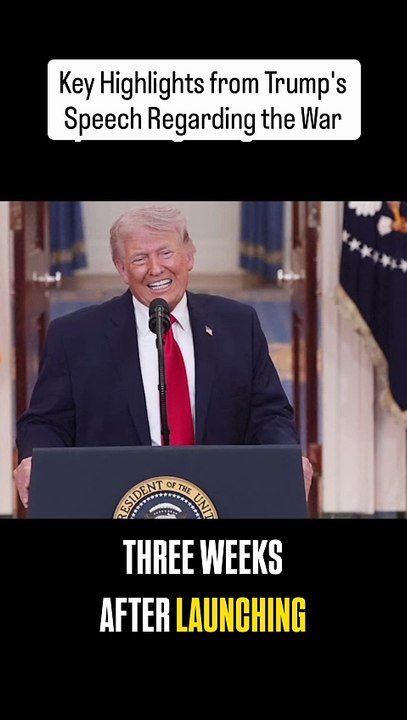 Trump’s Presidential Address to the Nation Regarding the War#trumpismypresident #trump2026 #iran #breakingnews #hormuzstrait