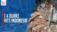 7.4-magnitude quake damages building in eastern Indonesia