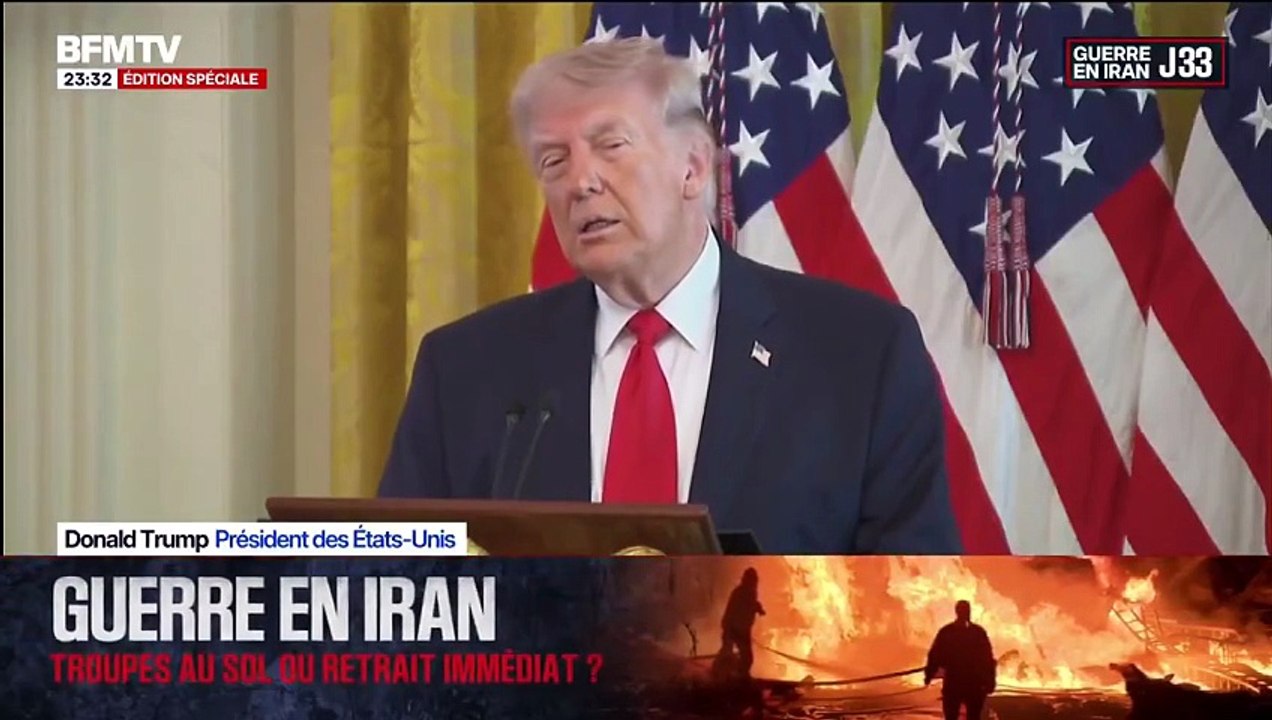 Donald Trump se moque encore publiquement d'Emmanuel Macron : "Il se fait vraiment maltraiter par sa femme. Il se remet encore d'une droite dans la mâchoire"