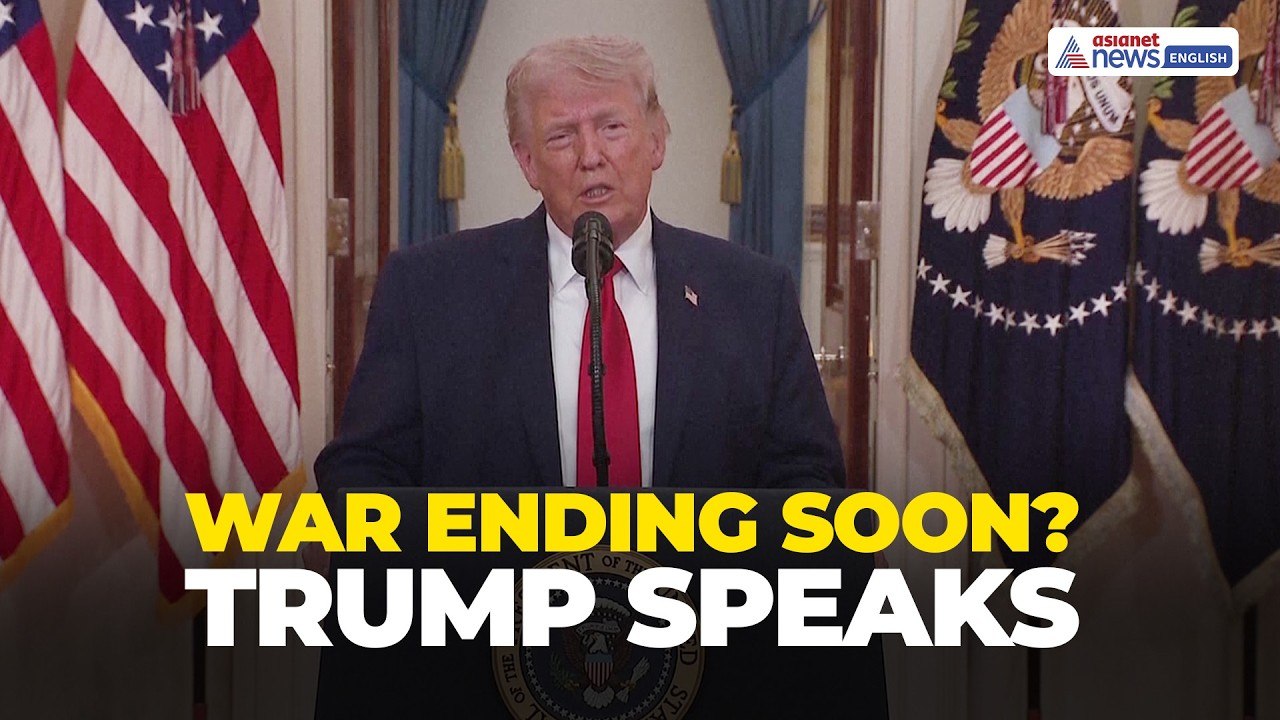 War Ending Soon? | Donald  Trump Addresses Nation, Big Claims on Iran Conflict