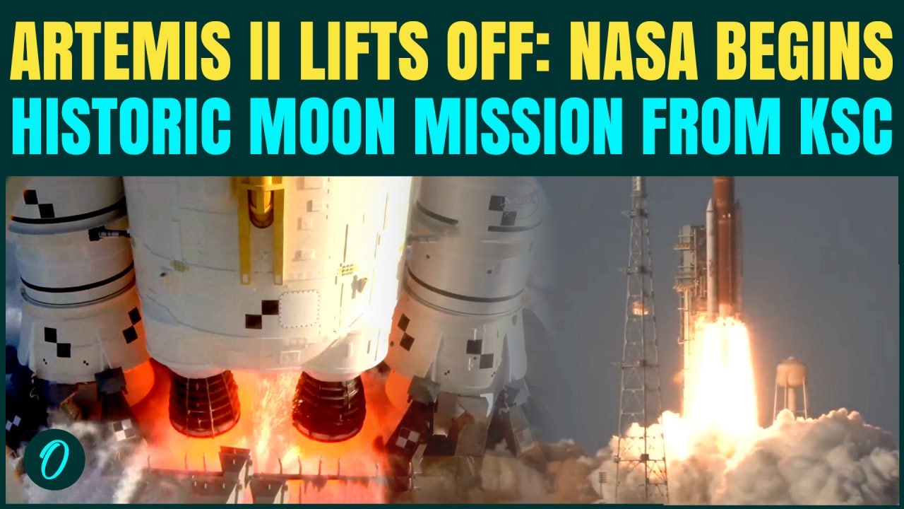 MOMENT: NASA’S Artemis II BLASTS off From Kennedy Space Center, Carrying Four-Member Lunar Crew