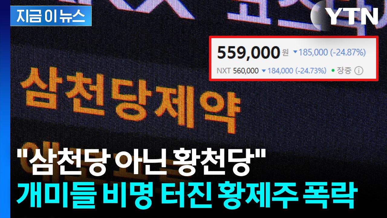 '하한가 직행' 하더니 또 급락...신뢰 무너진 삼천당제약 '악재 속출' [지금이뉴스] / YTN