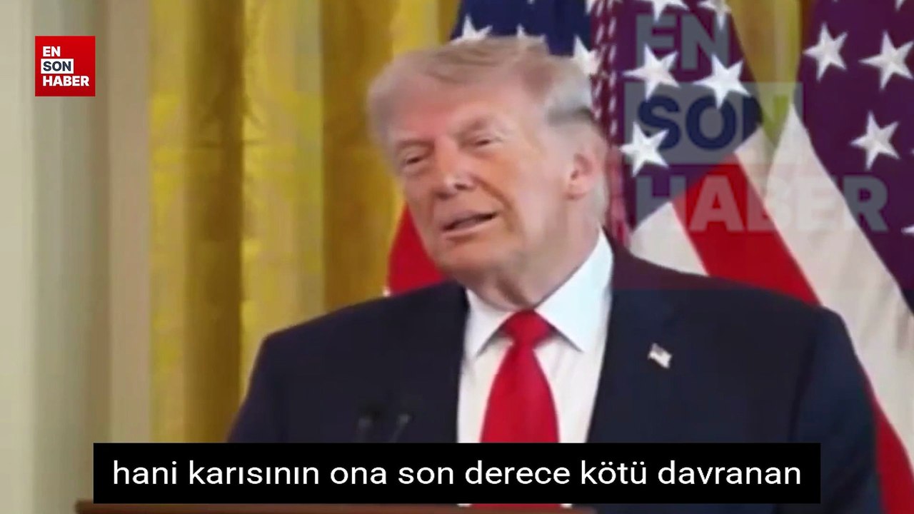 Trump’tan Macron’a: Hala eşinden yediği kroşenin etkisinde