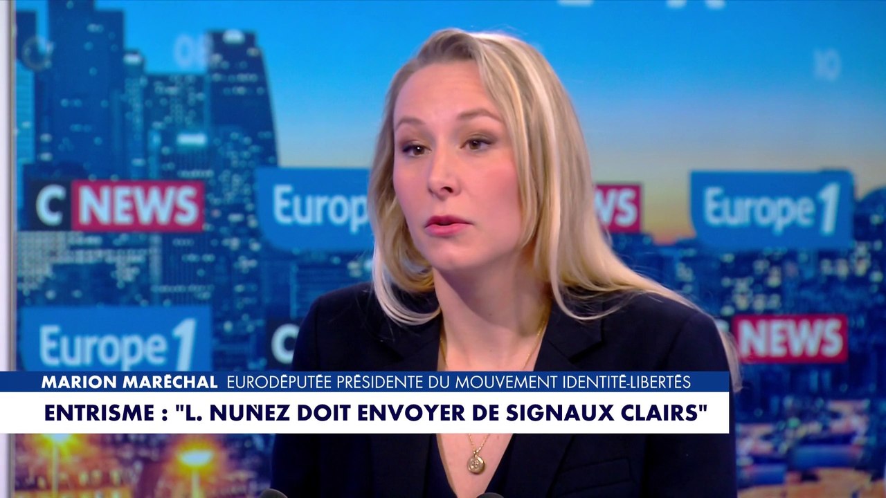 Marion Maréchal : «On aurait attendu un signal clair de Laurent Nuñez à ces islamistes»