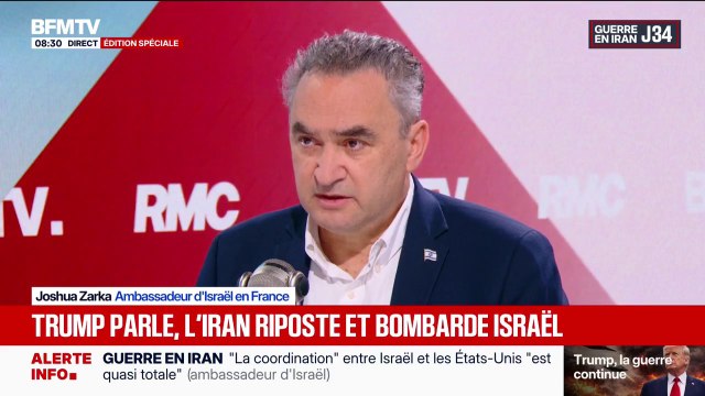 Guerre au Moyen-Orient: l'ambassadeur d'Israël en France estime la fin des cibles militaires et nucléaires iraniennes dans deux à trois semaines