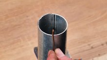 How to secure a bearing in a larger diameter pipe