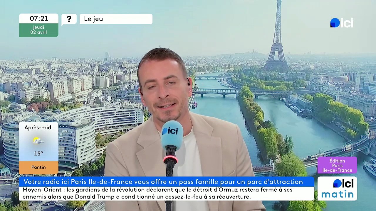 02/04/2026 - ici matin par ici Paris Île-de-France en vidéo